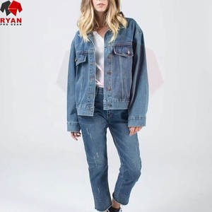 Veste en jean décontractée pour femmes, fabricant, logo personnalisé, OEM, ODM, veste en jean pour femmes - Product Image 1