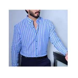 Novos desenhos de camisas de vestido de algodão para homens disponíveis para venda em cores personalizadas e projetos em grande quantidade
