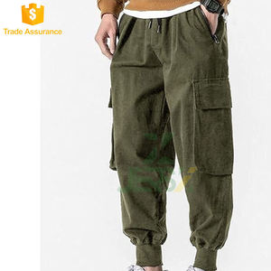 <b>Men's</b> Casual Joggers Pants Baggy Cotton Drawstring Tapered Sweatpants Multi-Pocket Cargo <b>Hippie</b> Loose Fit <b>Trousers</b> Mid Straight - Product Image 5