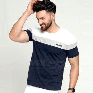 Camisetas de algodón y poliéster para hombre de nuevo diseño, camisetas lisas de media manga al mejor precio, fabricadas en Pakistán - Product Image 2