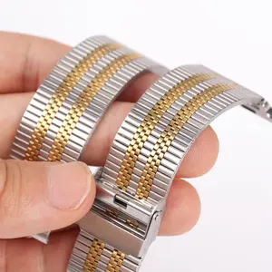 Bracelet de montre en acier inoxydable 18 mm 22 mm 20 mm pour <span class=keywords><strong>Samsung</strong></span> <span class=keywords><strong>Galaxy</strong></span> <span class=keywords><strong>Watch</strong></span> 7/6/<span class=keywords><strong>5</strong></span>/4/3 40 mm 44 mm S3 Active2 Huawei <span class=keywords><strong>Watch</strong></span> GT3 Gt2e - Product Image 4