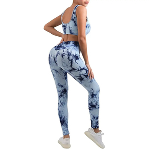Conjunto de Yoga de 2 Piezas, Top y Leggings Acanalados de Color Sólido, Moda 2026, Alta Calidad, Tendencia, Precio Bajo, Nuevo Diseño - Product Image 6