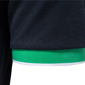 Camisetas de Golf de Manga Corta con Estampados Personalizados por Sublimación, Tejido Antiarrugas, Spandex/Algodón, para Hombre - Product Image 4