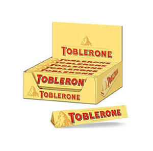 Barras de chocolate Toblerone surtidas al por mayor, 100g, 48 unidades, cajas mixtas para distribuidores e importadores de dulces, envío a todo el mundo. - Product Image 1