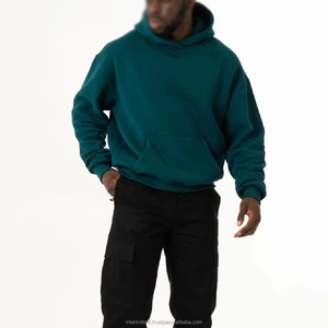 Meilleur prix – Nouveau style – Sweat à capuche respirant en polaire polyester/coton pour homme – Couleur unie – Qualité supérieure – Collection Hiver - Product Image 2