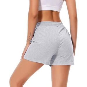 Shorts de Mujer al por Mayor de Alta Calidad, Personalizados, Lisos, 100% Algodón, Shorts Deportivos Casuales de Verano para Mujer, Hechos en Pakistán - Product Image 4