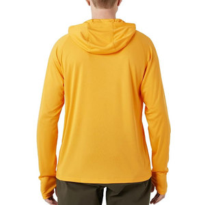 Chemises de pêche à capuche personnalisées grises avec protection UV pour hommes, chemise de sport respirante à séchage rapide, chemise de pêche à capuche grande taille - Product Image 4