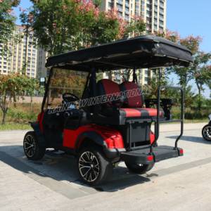 Carrito de Golf Eléctrico de 48V de Alta Calidad Marca Rainbow, Homologado para Circular por la Calle, 4 Plazas, Carrito de Golf de Acero con Motor de 5kw para Campos de Golf - Product Image 4