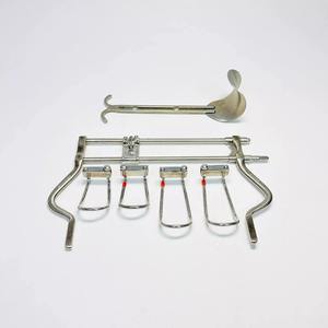 Juego de Retractor abdominal de acero inoxidable de alta calidad Balfour, instrumento quirúrgico Manual con cuchillas de autorretención - Product Image 4