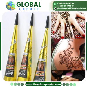 Traditional Herbal Black <b>Henna</b> <b>Cone</b> And Tube Ready-To-Apply Long-Lasting Black Color Wholesale Supply For Weddings,Parties&Event - Product Image 5