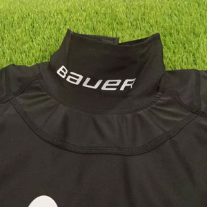 Maillot de hockey sur glace en polyester respirant, résistant aux coupures, avec protection du cou, compression, couche de base, manches longues, protection - Product Image 1