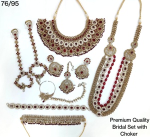 ชุดสร้อยคอ kundan ทำด้วยมือแบบออนไลน์ล่าสุดของอินเดียเครื่องประดับแฟชั่นแบบชาติพันธุ์ที่กำหนดเองสำหรับวันครบรอบ - Product Image 2