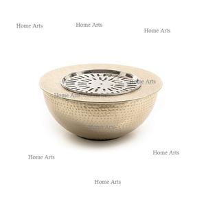 Best Quality Aluminium Gold Color Dallah Heater Admirable Design Round Shape Tea <b>Pot</b> Heater For Hotel Use - Product Image 4