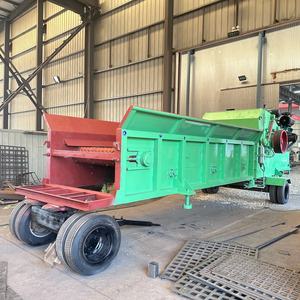 Broyeur de bois à tambour diesel mobile, broyeur hydraulique industriel, broyeur de bûches, capacité de 10 t/h, ouverture de 1700 mm - Product Image 4