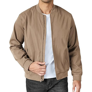 Blouson bombardier brodé personnalisé de haute qualité pour hommes OEM automne hiver vêtements décontractés manteaux en toile décoration brodée grande taille - Product Image 1