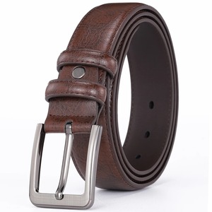 Ceinture pour homme, ceinture en cuir PU de luxe de marque, ceinture pour jeans, ceinture réglable de qualité supérieure - Product Image 1