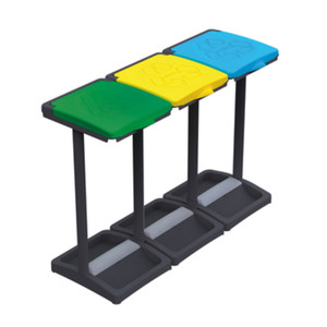 Contenedor de Basura con Tres Tapas - Product Image 1