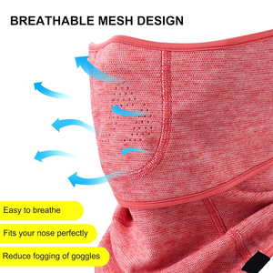 Máscara pasamontañas con logotipo personalizado, cálida y transpirable para deportes de invierno y motociclismo, Aventuras al aire libre, incluida la pesca - Product Image 3