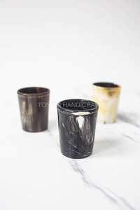 Tasse en corne rustique de qualité supérieure, verres écologiques naturels faits à la main, tasse durable, café parfait, thé, tasse à whisky, cadeaux, - Product Image 2