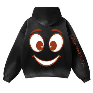 Boxy Sweat à capuche en coton pour hommes Haute qualité 500 GSM Broderie imprimée chaude et personnalisée disponible en gros OEM Impex - Product Image 6