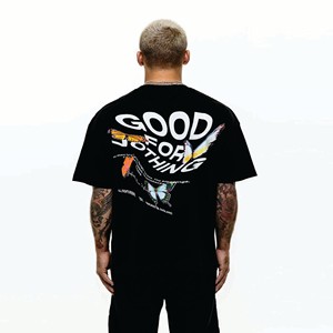 Nouveau Style 2023 à la mode hommes T-Shirts goutte épaule séchage rapide personnaliser tricot t-shirts haute qualité t-shirts pour hommes - Product Image 2