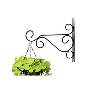 Maceta Simple de Metal Negro con Soporte, Acabado Cromado, Orificio de Drenaje y Duradera para Uso en Interiores y Exteriores - Product Image 5