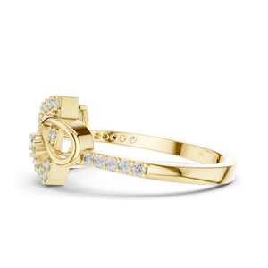 Anillo de Diamante Cultivado en Laboratorio de 0.236 CT para Mujer, Claridad VVS-VS EF, Oro de 18KT, 14KT, 10KT y Plata 925, Oro Rosa, Amarillo y Blanco - Product Image 6