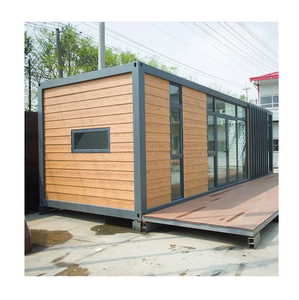 20FT 40ft บ้านเหล็กพร้อมที่เก็บของ3ห้องนอนบ้านวิลล่า