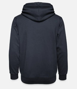 เสื้อฮู้ดผู้ชายแบบ unisex ปักลายดิจิทัล ผ้าฟลีซรักษ์โลก เสื้อยืดออกกำลังกายแบบสั่งทำได้ ดีไซน์เรียบง่ายสำหรับฤดูหนาว - Product Image 3