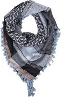 Écharpe tactique Shemagh durable, 100% coton, Keffiyeh pour hommes et femmes, style désertique et confort en plein air