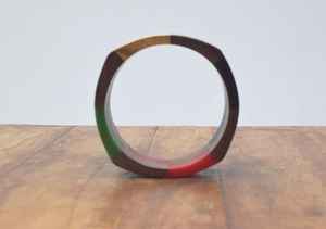 El mejor fabricante, nuevo regalo de joyería de moda para mujer, último brazalete, uso para fiesta de boda, aspecto moderno, brazalete de madera y resina, estilos superiores - Product Image 2