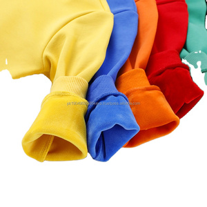 Vente flash Vêtements pour bébé Haut pour enfant Manches longues Col rond Uni Doux Tricoté en polaire Sweat-shirt pour enfants - Product Image 2