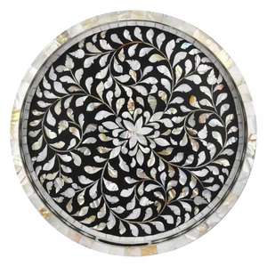 Bandeja de Servir de Resina Blanca con Diseño de Estrella, Hecha a Mano, Ecológica, para Decoración de Ramadán - Product Image 6