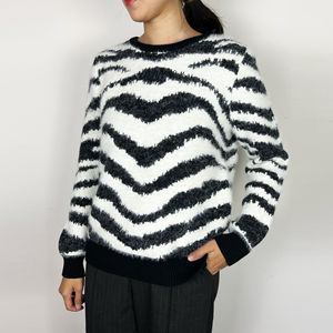 Top tendance meilleure qualité femmes Mohair pull qualité supérieure respirant Anti-rides matériau doux vente chaude Mohair pull - Product Image 2