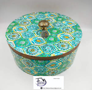 Vaisselle élégante avec couvercle pour la maison Hôtel Ustensiles de cuisine Restaurant Chapati Servant une marmite en bois de Falak World Export - Product Image 1