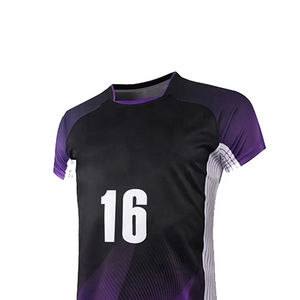 Conjunto de Uniforme de Voleibol Personalizado para Hombre, Camiseta y Pantalones Cortos de Secado Rápido, Transpirables y Ligeros, con Sublimación y Número Impreso - Product Image 4