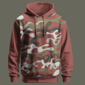 Sudaderas con Capucha Clásicas de Camuflaje, Personalizadas, Gruesas, para Hombre y Mujer, para Diseño de Logotipos - Product Image 2