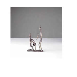 รูปปั้นช้างทองแบบทันสมัยสำหรับตกแต่งศิลปะทำด้วยมือศิลปะตกแต่งสัตว์สำหรับบ้านและสวนงานฝีมือดีไซน์โลหะ - Product Image 3