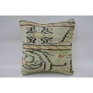 หมอนอิงพิมพ์ลายวินเทจขนแกะสีเบจ12X12นิ้วลายวินเทจผ้าโมเสค - Product Image 1