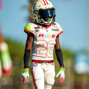 Gants récepteurs de football américain pour jeunes personnalisés Poignées en cuir de qualité supérieure avec conception de sublimation Respirant Fit for Players - Product Image 5