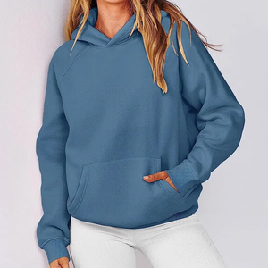 Sweats à capuche pour femmes sweats à capuche personnalisés de luxe mode Baggy lâche entraînement sweats à capuche pour femmes col imprimé pour la saison d'hiver - Product Image 3