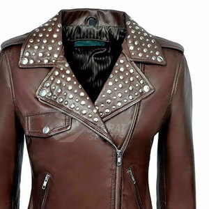 Veste en cuir pour femmes à séchage rapide en gros à vendre en ligne Veste d'hiver en cuir pour femmes, meilleure vente - Product Image 6