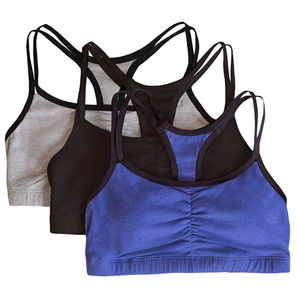 Bralette Deportivo Reversible para Mujer, Ligero, Cómodo, de Poliéster/Nailon, sin Tirantes, con Logotipo Personalizado, Transpirable, de Secado Rápido - Product Image 1