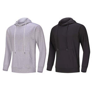 Sweatshirts de luxe unisexes brodés avec logo personnalisé Survêtement épais vierge et lourd Sweatshirts à capuche pour hommes Technique lavée Commande en gros - Product Image 1