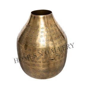 Macetas de Metal de acabado dorado para florero, macetas de hierro de alta calidad a bajo precio, fabricadas por fabricantes indios - Product Image 1