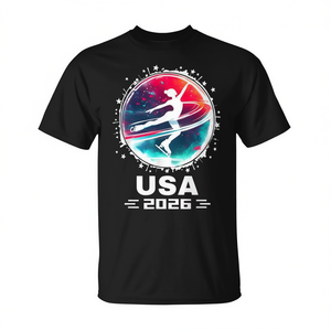 Maglietta Promozionale Squadra USA Pattinaggio Artistico 2026 - Product Image 2