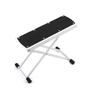 5Core Guitar Foot Stool Height Adjustable Folding Leg Rest Classical <b>Footrest</b> - Product Image 1