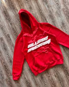 เสื้อฮู้ดคอตตอนผ้า100% เทอร์รี่โอเวอร์ไซส์แบบดิจิตอลสำหรับการทอผ้าพิมพ์พัฟในฤดูหนาว - Product Image 4