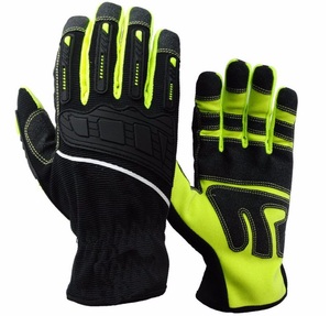 Gants de mécanicien en cuir antidérapants, anti-abrasion, résistants aux perforations, personnalisables, gants de sécurité au travail - Product Image 4