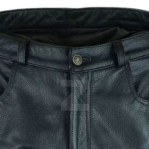 Pantalon en cuir décontracté imperméable et respirant pour hommes avec logo personnalisé, haute qualité, best-seller, prix bas au Pakistan - Product Image 6